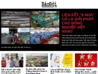 Desktop screenshot for baodoi.com