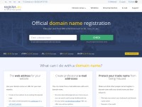 Desktop screenshot for register.eu