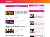 Desktop screenshot for mausiqi-lyrics.blogspot.com