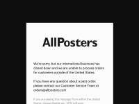 Desktop screenshot for allposters.com
