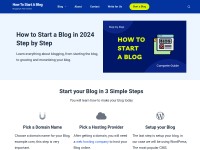 Desktop screenshot for howtostartablog.net