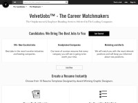 Desktop screenshot for velvetjobs.com
