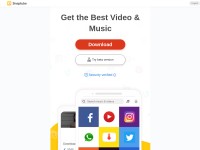 Desktop screenshot for snaptubevideo.com