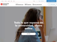 Desktop screenshot for universidadeuropea.es