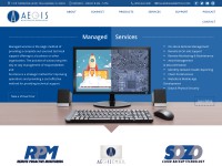 Desktop screenshot for aegisbiztech.com