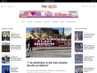 Desktop screenshot for mvsnoticias.com