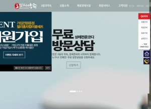 How 3promise.com looks like on a tablet such as an iPad.