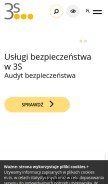 How 3s.pl looks like on a mobile device such as an iPhone.