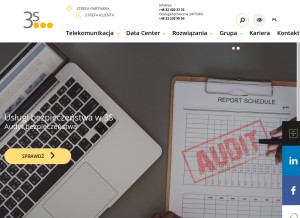 How 3s.pl looks like on a tablet such as an iPad.