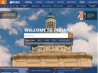 Desktop screenshot for in.gov
