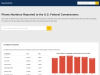 Desktop screenshot for reportedcalls.com