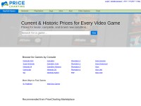 Desktop screenshot for pricecharting.com