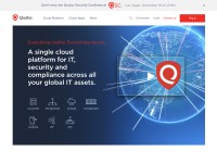 Desktop screenshot for qualys.com