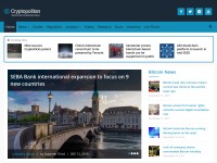 Desktop screenshot for cryptopolitan.com