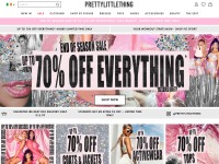 Desktop screenshot for prettylittlething.ie