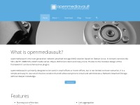 Desktop screenshot for openmediavault.org