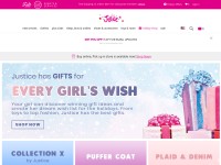 Desktop screenshot for shopjustice.com