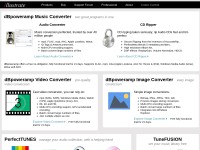 Desktop screenshot for dbpoweramp.com