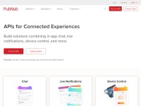 Desktop screenshot for pubnub.com