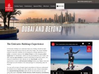 Desktop screenshot for emiratesholidays.com