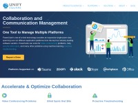 Desktop screenshot for unifysquare.com