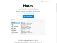 Desktop screenshot for get-notes.com