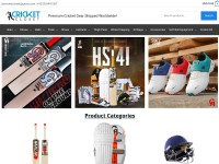 Desktop screenshot for cricketcloset.com
