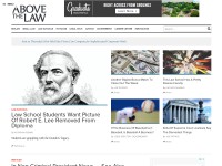 Desktop screenshot for abovethelaw.com