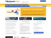Desktop screenshot for rainoutline.com