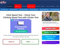 Desktop screenshot for clickspeeder.com