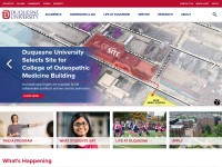 Desktop screenshot for duq.edu
