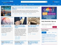 Desktop screenshot for accountancydaily.co