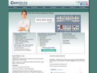 Desktop screenshot for opendental.com