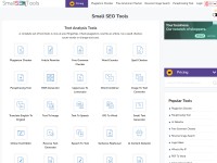 Desktop screenshot for smallseotools.com