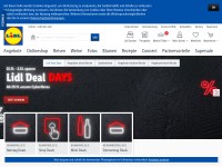 Desktop screenshot for lidl.de
