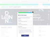 Desktop screenshot for londoncityairport.com