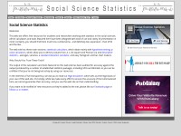 Desktop screenshot for socscistatistics.com
