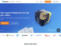 Desktop screenshot for freelancer.com