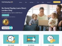 Desktop screenshot for capitalpaydaycash.com