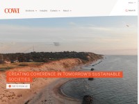 Desktop screenshot for cowi.com