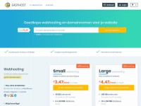 Desktop screenshot for easyhost.be