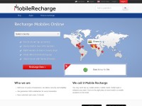 Desktop screenshot for mobilerecharge.com