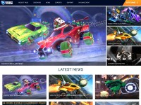 Desktop screenshot for rocketleague.com