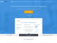 Desktop screenshot for coverwallet.com