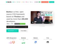 Desktop screenshot for bulma.io