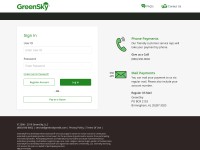 Desktop screenshot for greenskyonline.com
