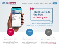 Desktop screenshot for schoolcomms.com