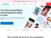 Desktop screenshot for sailthru.com