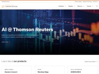 Desktop screenshot for thomsonreuters.com