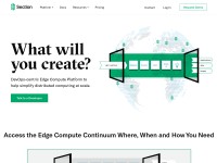 Desktop screenshot for section.io